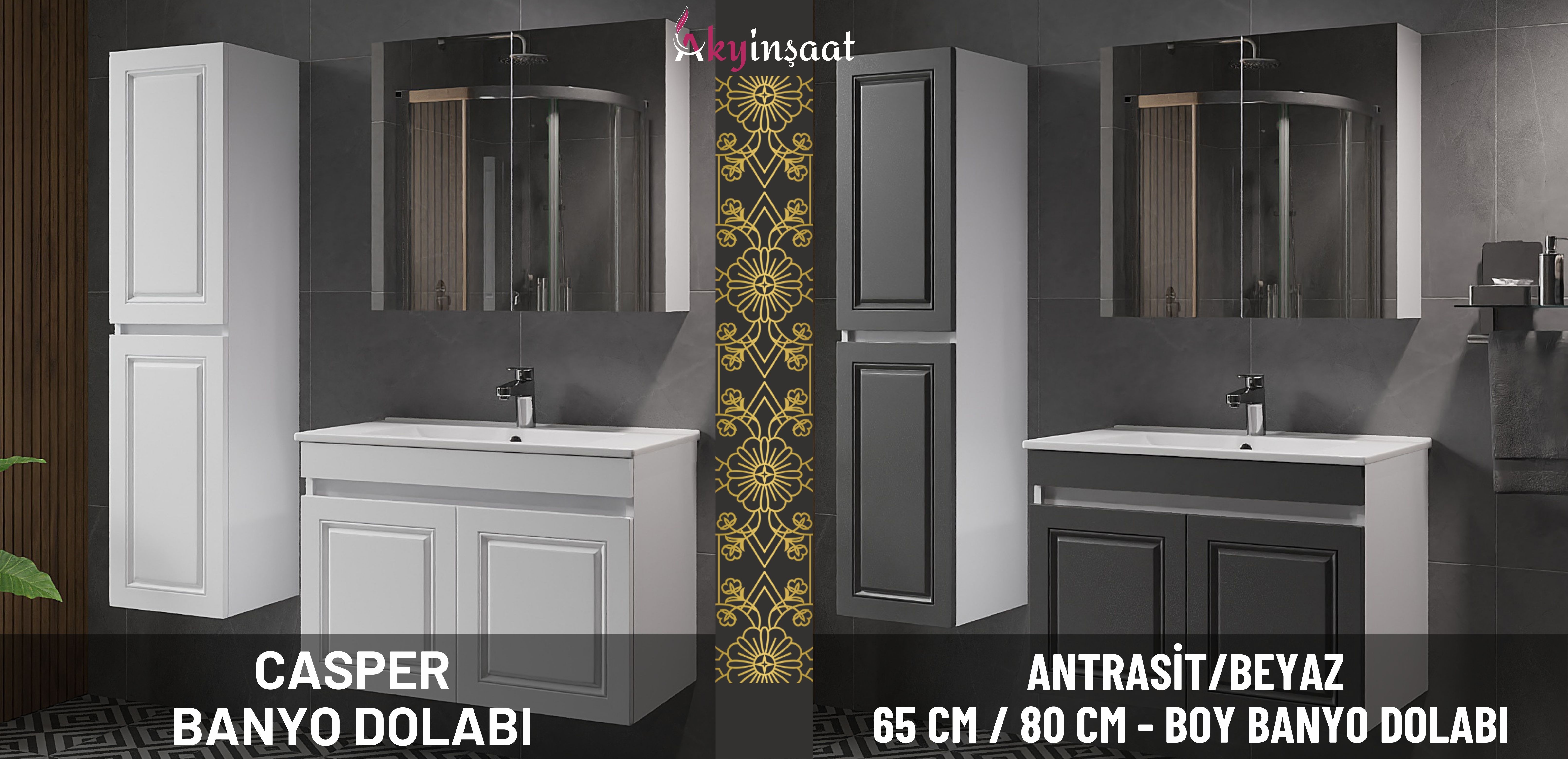 ANTRASİT/BEYAZ - 65/80 CM